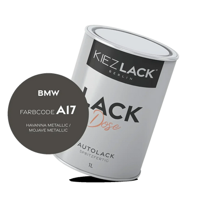 Kiezlack 1K Autolack Lackdose Basislack spritzfertig BMW A17 HAVANNA Metallic