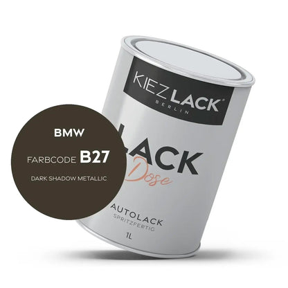 1K Autolack Lackdose Basislack spritzfertig BMW B27 DARK SHADOW Metallic