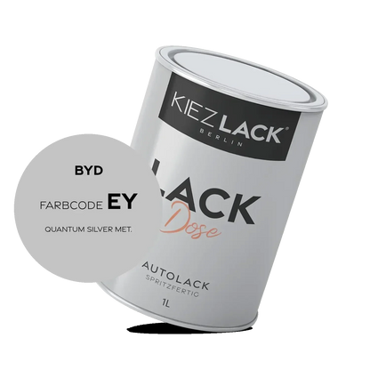 Kiezlack 1K Autolack Lackdose Basislack spritzfertig BYD EY QUANTUM SILVER MET.
