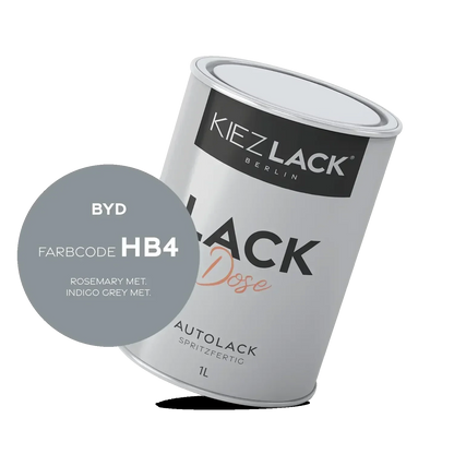 Kiezlack 1K Autolack Lackdose Basislack spritzfertig BYD HB4 ROSEMARY MET.