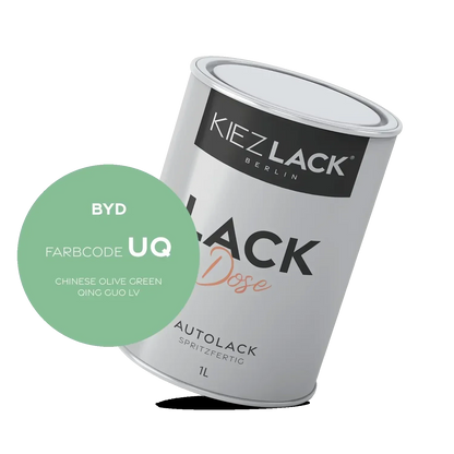 Kiezlack 1K Autolack Lackdose Basislack spritzfertig BYD UQ CHINESE OLIVE GREEN