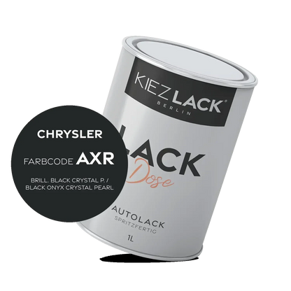 Kiezlack 1K Autolack Lackdose Basislack spritzfertig CHRYSLER AXR BRILL. BLACK CRYSTAL P.