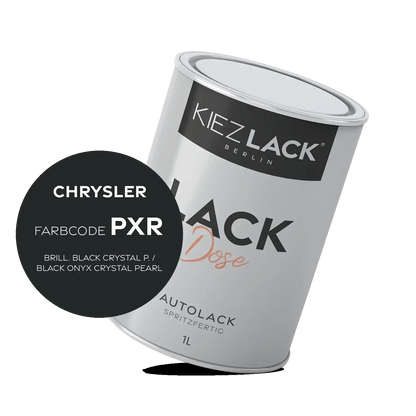 Kiezlack 1K Autolack Lackdose Basislack spritzfertig CHRYSLER PXR BRILL. BLACK CRYSTAL P.