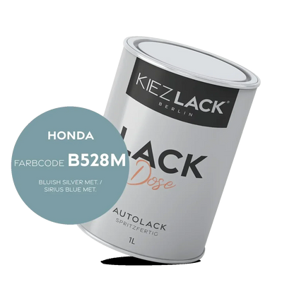 Kiezlack 1K Autolack Lackdose Basislack spritzfertig HONDA B528M BLUISH SILVER MET.