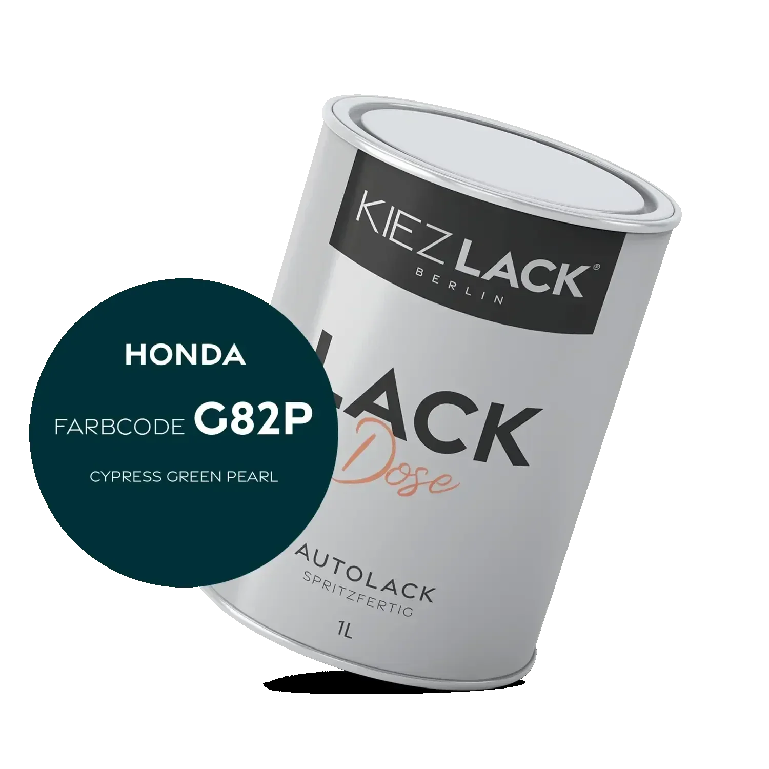Kiezlack 1K Autolack Lackdose Basislack spritzfertig HONDA G82P CYPRESS GREEN PEARL