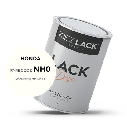 1K Autolack Lackdose Basislack spritzfertig HONDA NH0 CHAMPIONSHIP WHITE