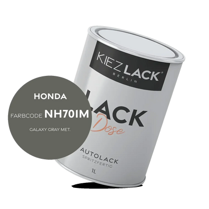 Kiezlack 1K Autolack Lackdose Basislack spritzfertig HONDA NH701M GALAXY GRAY MET.