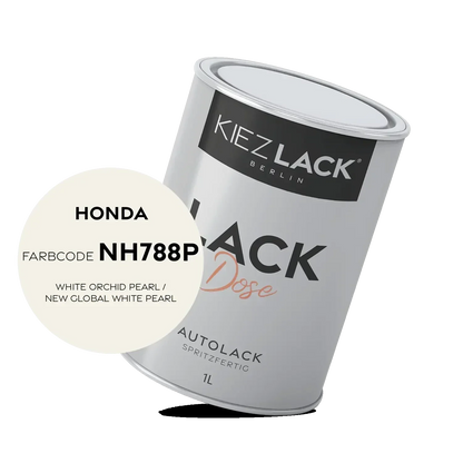 Kiezlack 1K Autolack Lackdose Basislack spritzfertig HONDA NH788P WHITE ORCHID PEARL