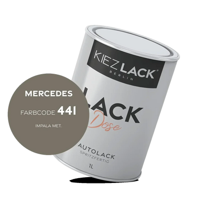 Kiezlack 1K Autolack Lackdose Basislack spritzfertig MERCEDES 441 IMPALA MET.