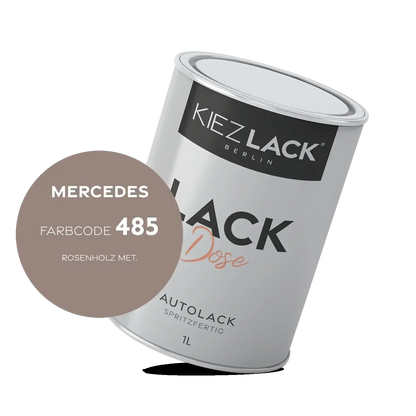 Kiezlack 1K Autolack Lackdose Basislack spritzfertig MERCEDES 485 ROSENHOLZ MET.