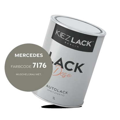 Kiezlack 1K Autolack Lackdose Basislack spritzfertig VOLVO 717 ONYX BLACK PEARL MET.