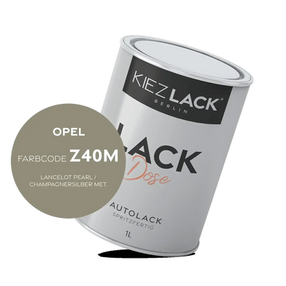 Kiezlack 1K Autolack Lackdose Basislack spritzfertig OPEL Z40M LANCELOT PEARL