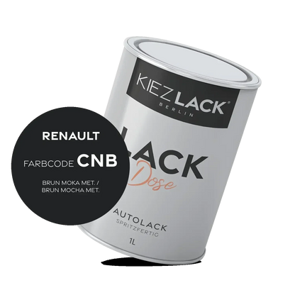 Kiezlack 1K Autolack Lackdose Basislack spritzfertig Renault CNB BRUN MOKA MET.