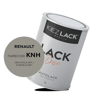 Kiezlack 1K Autolack Lackdose Basislack spritzfertig Renault KNH GRIS ETOILE MET.