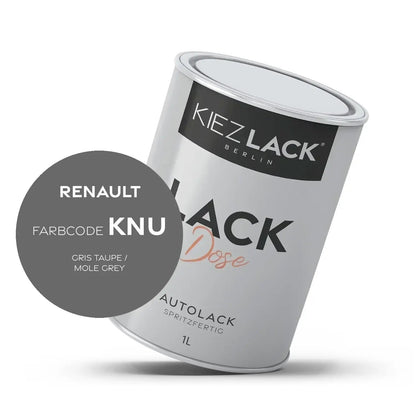 Kiezlack 1K Autolack Lackdose Basislack spritzfertig Renault KNU GRIS TAUPE