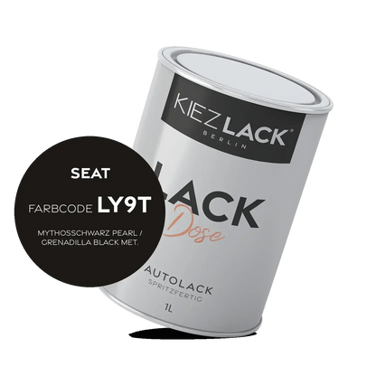 Kiezlack 1K Autolack Lackdose Basislack spritzfertig Volkswagen LY9T MYTHOSSCHWARZ PEARL