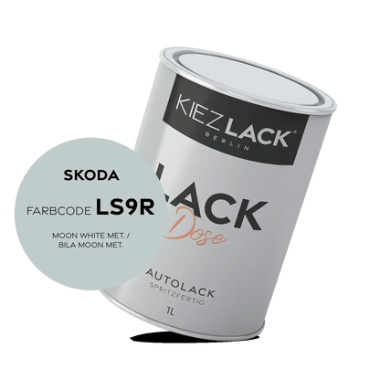 Kiezlack 1K Autolack Lackdose Basislack spritzfertig Volkswagen LS9R BLANCO NEVADA PEARL