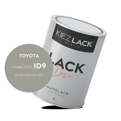 Kiezlack 1K Autolack Lackdose Basislack spritzfertig Toyota 1D9 SILVER GRAPHITE MET.
