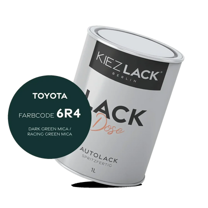 Kiezlack 1K Autolack Lackdose Basislack spritzfertig Toyota 6R4 DARK GREEN MICA