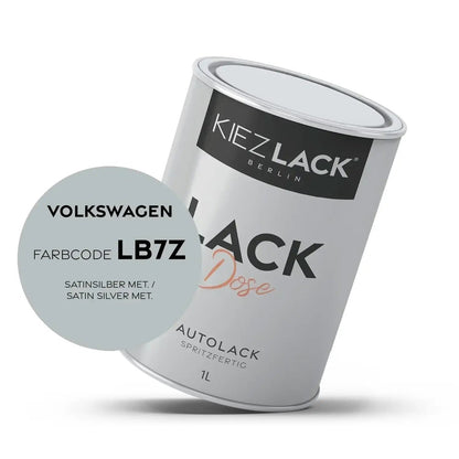 Kiezlack 1K Autolack Lackdose Basislack spritzfertig Volkswagen LB7W TUNGSTEN SILVER MET.