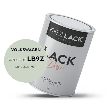 Kiezlack 1K Autolack Lackdose Basislack spritzfertig Volkswagen LB9A CANDYWEISS