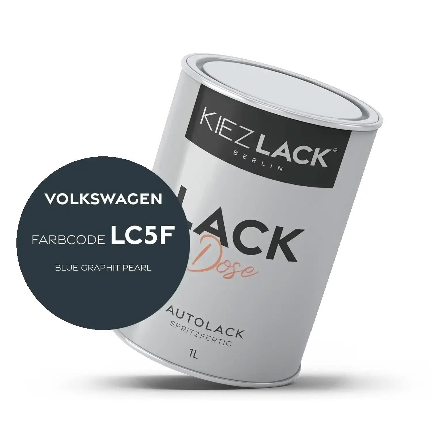Kiezlack 1K Autolack Lackdose Basislack spritzfertig Volkswagen LC3X MURANOROT PEARL