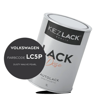 Kiezlack 1K Autolack Lackdose Basislack spritzfertig Volkswagen LC5P DUSTY MAUVE PEARL
