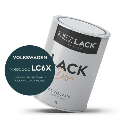 Kiezlack 1K Autolack Lackdose Basislack spritzfertig Volkswagen LC6P DRAGONGRUEN PEARL
