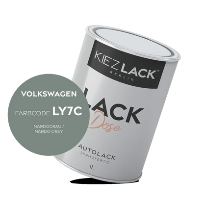 Kiezlack 1K Autolack Lackdose Basislack spritzfertig Volkswagen LY7C NARDOGRAU