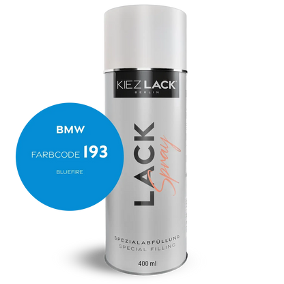 Kiezlack 1K Motorradlack Spraydose BMW 193 BLUEFIRE