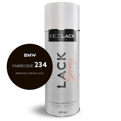 Kiezlack 1K Motorradlack Spraydose BMW 234 EBENHOLZ METALLIC2C