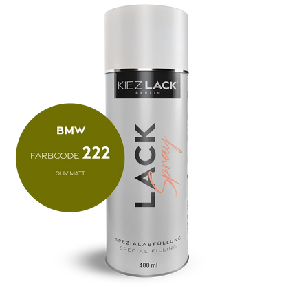 Kiezlack 1K Motorradlack Spraydose BMW 222 OLIV MATT