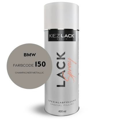 Kiezlack 1K Motorradlack Spraydose BMW 150 CHAMPAGNER METALLIC