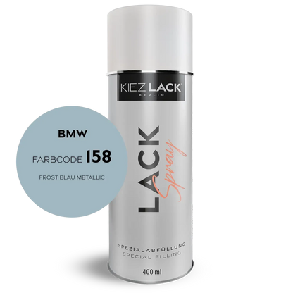 Kiezlack 1K Motorradlack Spraydose BMW 158 FROST BLAU METALLIC