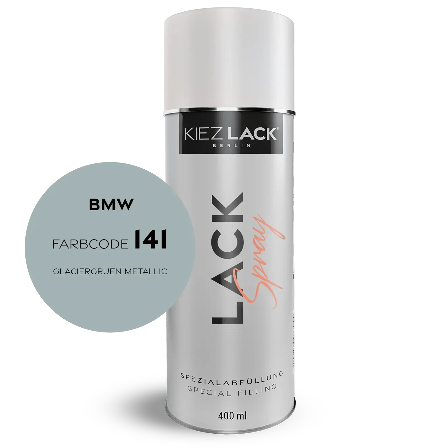 Kiezlack 1K Motorradlack Spraydose BMW 141 GLACIERGRUEN METALLIC