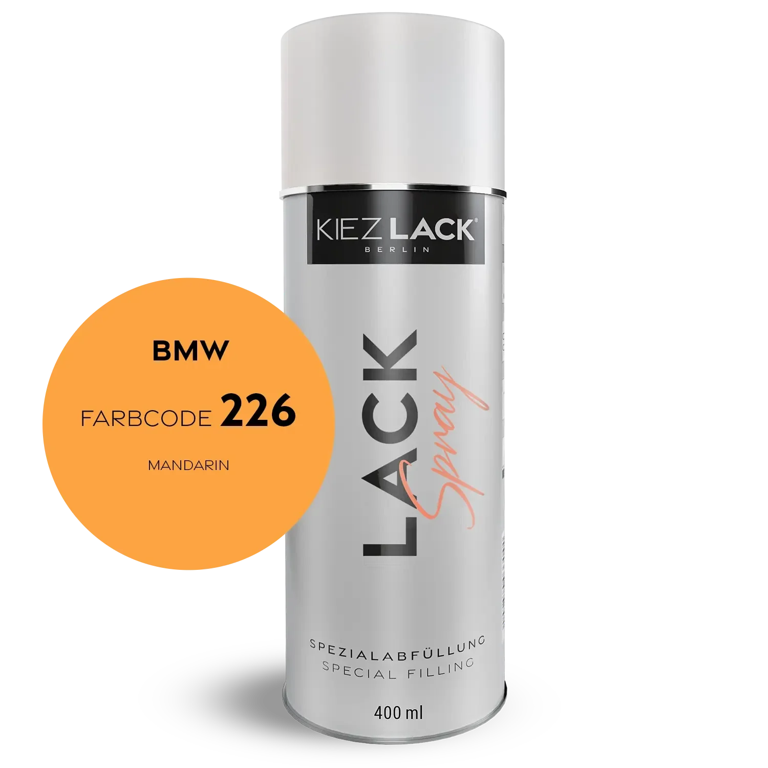 Kiezlack 1K Motorradlack Spraydose BMW 226 MANDARIN