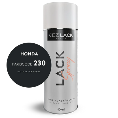 Kiezlack 1K Motorradlack Spraydose Honda 230 MUTE BLACK PEARL