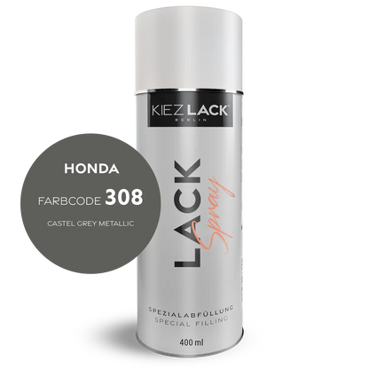 Kiezlack 1K Motorradlack Spraydose Honda 308 CASTEL GREY METALLIC