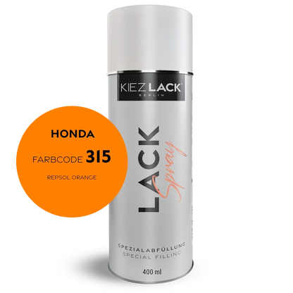 Kiezlack 1K Motorradlack Spraydose Honda 315 REPSOL ORANGE