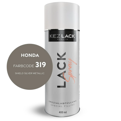 Kiezlack 1K Motorradlack Spraydose Honda 319 SHIELD SILVER METALLIC