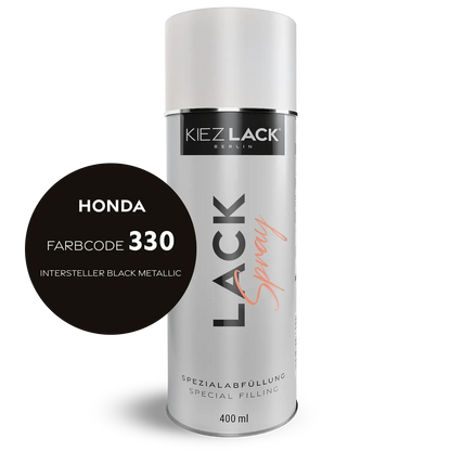 Kiezlack 1K Motorradlack Spraydose Honda 330 INTERSTELLER BLACK METALLIC