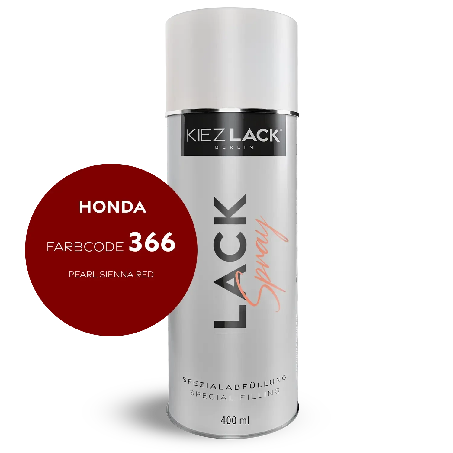 Kiezlack 1K Motorradlack Spraydose Honda 366 PEARL SIENNA RED