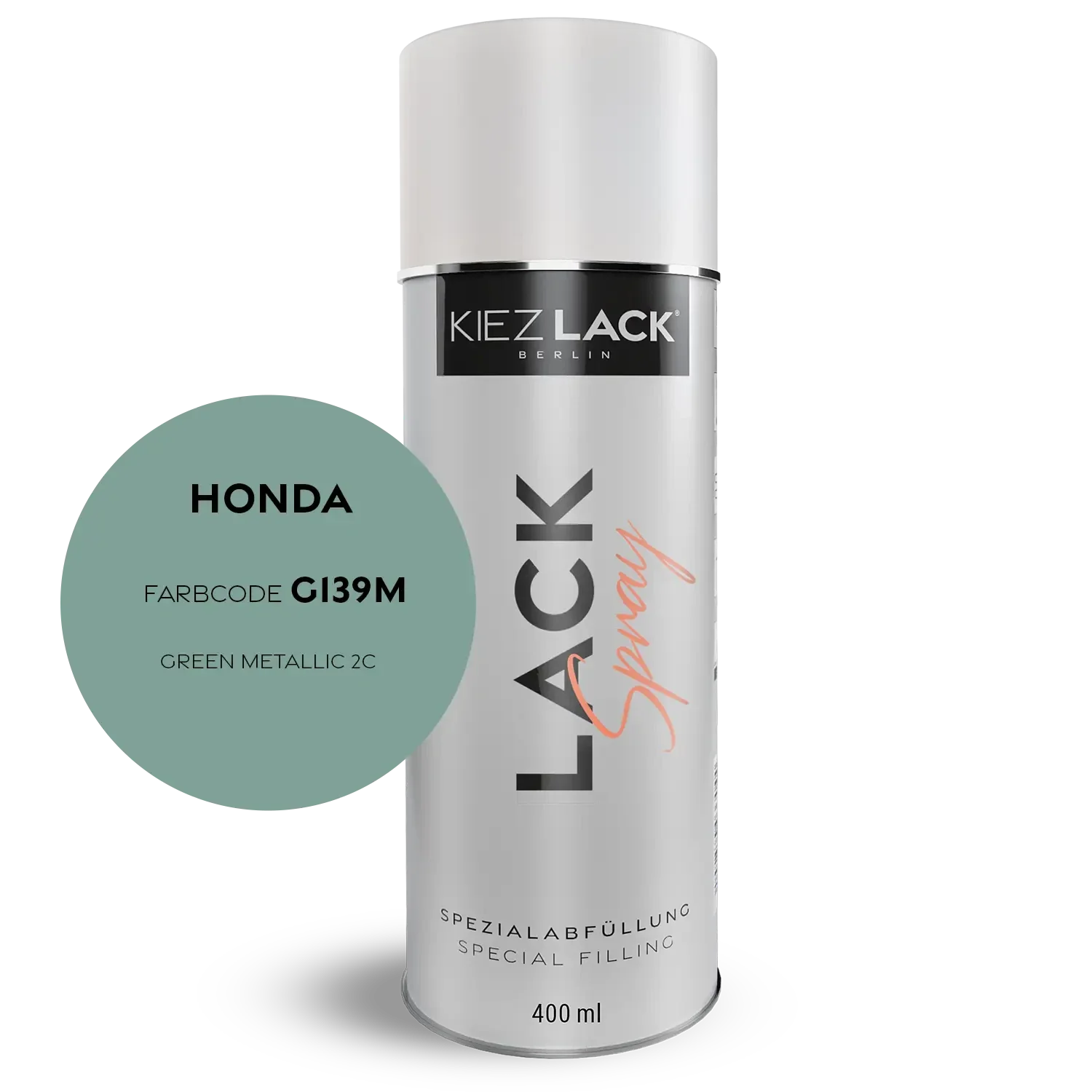 Kiezlack 1K Motorradlack Spraydose Honda G139M GREEN METALLIC 2C