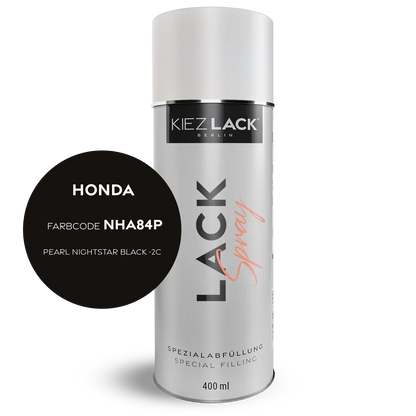 Kiezlack 1K Motorradlack Spraydose Honda NHA84P PEARL NIGHTSTAR BLACK -2C