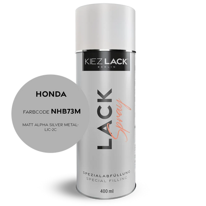 Kiezlack 1K Motorradlack Spraydose Honda NHB73M MATT ALPHA SILVER METALLIC-2C