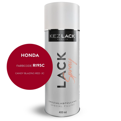 Kiezlack 1K Motorradlack Spraydose Honda R195C CANDY BLAZING RED -3C