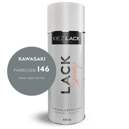 Kiezlack 1K Motorradlack Spraydose Kawasaki 146 PEARL GRAY GENTRY