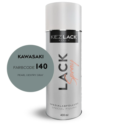 Kiezlack 1K Motorradlack Spraydose Kawasaki 140 PEARL GENTRY GRAY