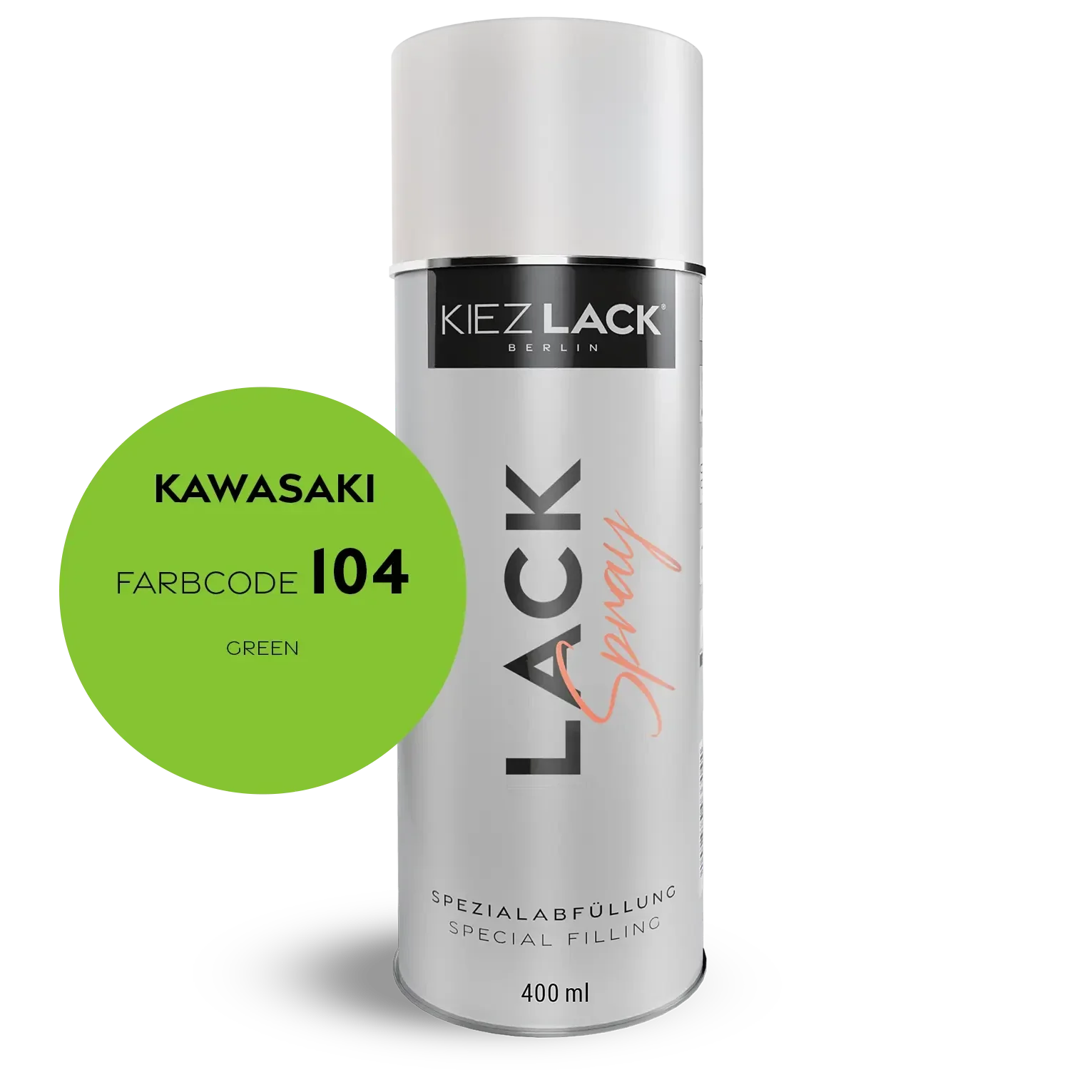 Kiezlack 1K Motorradlack Spraydose Kawasaki 104 GREEN