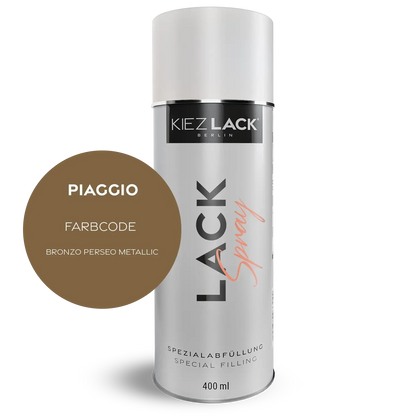 Kiezlack 1K Motorradlack Spraydose Piaggio 579 BRONZO PERSEO METALLIC